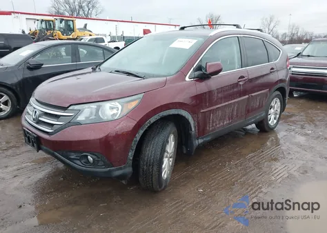 2012 Honda Cr-V Ex-L from USA, damaged, VIN 5J6RM4H77CL072248